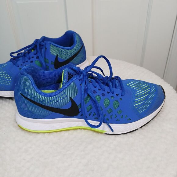Nike Air Zoom Pegasus 31 Running Shoes Hyper Blue Cobalt/Black-Volt Men's Size 9 - Picture 10 of 16